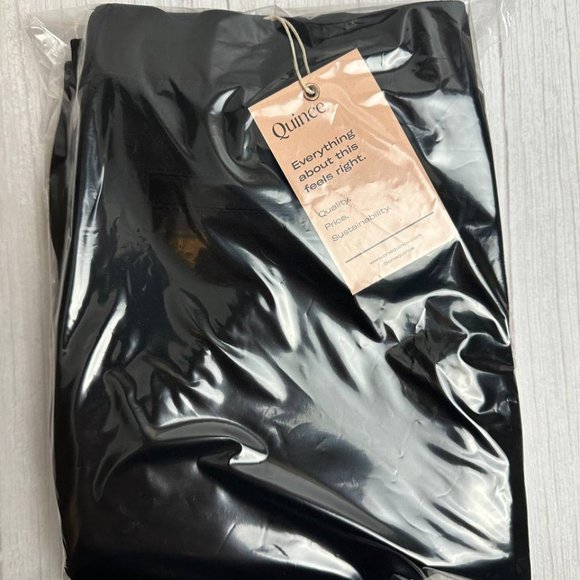 Quince Ultra-Stretch Ponte Straight Leg Pant Colo Black Size XS - Picture 5 of 11